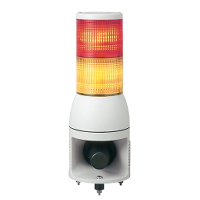 XVC1B2HK - Lampa Turn 100 Mm 24 V Sirena, Led Stabil/Intermitent, Portocaliu/Rosu, Schneider Electric