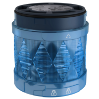 XVUC26 - Unitate LED iluminata pentru coloane luminoase modulare, albastru, Ø60, stabil, IP65, 24 V c.a./c.c, Schneider Electric