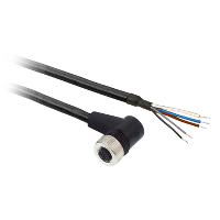 XZCP12V12L20 - Cablu M12 - 5 Pini - 20M - Pur - 90°, Schneider Electric
