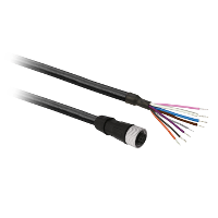 XZCP29P12L10 - Cablu M12 - 8 Pini - 10M - Pur - Drept, Schneider Electric