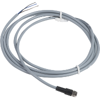 XZCPV0941L2 - Pre wired connectors XZ, straight female, M8, 4 pins, cable PVC 2 m, Schneider Electric