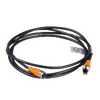 XZCRA151164D2 - Jumper cable XZ, male straight M12 5 pin, female straight M12 5 pin, PVC 2 m, Schneider Electric