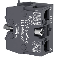 ZA2EE101 - Bloc contact , 1NO, Schneider Electric