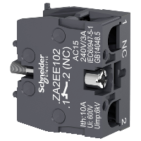 ZA2EE102 - Bloc contact, 1NC, Schneider Electric