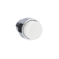 ZB2BW11C - Cap de buton iluminat, Easy Harmony XB2, metal, proeminent, alb, 22mm, cu revenire, Schneider Electric