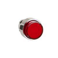 ZB2BW14C - Cap de buton iluminat, Easy Harmony XB2, metal, proeminent, rosu, 22mm, cu revenire, Schneider Electric