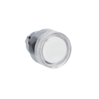 ZB2BW31C - Cap de buton iluminat, Easy Harmony XB2, metal, incastrat, alb, 22mm, cu revenire, Schneider Electric