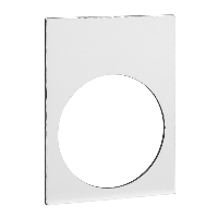 ZB2BY4001 - Eticheta - 30 X 40 Mm - Alba - Text La Comanda, Schneider Electric