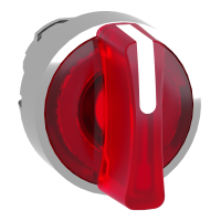 ZB4BK1343 - Cap de Selector Iluminat Rosu Ø22, cu Oprire In 3 Pozitii, Schneider Electric