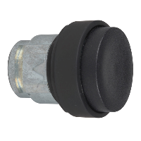 ZB4BL27 - Cap Buton Aparent Negru Ø22 cu Revenire Nemarcat, Schneider Electric