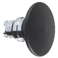ZB4BR2 - Cap de Buton Tip Ciuperca Ø60 Negru, Revenire cu Arc Ø22, Schneider Electric
