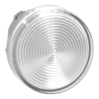 ZB4BV013S - Cap Alb Lampa Ø22 Lentile Striate pentru Integral Led, Schneider Electric