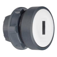 ZB5AA131 - Cap Buton Incastrat Alb Ø22 cu Revenire 