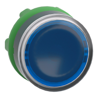 ZB5AA68 - Cap Buton Incastrat Albastru, Ø22 cu Revenire, Nemarcat, Schneider Electric