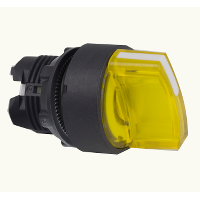 ZB5AK1283 - Harmony XB5, Illuminated selector switch head, plastic, yellow, , Schneider Electric