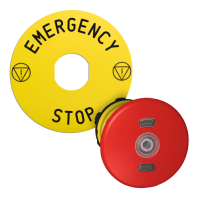 ZB5AT8643M330 - Cap pentru buton de oprire de urgenţă luminos, Schneider Electric