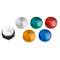 ZB5AV003S - Cap Lampa Ø22cu 5 Lentile Colorate Bombate pentru Led Integral, Schneider Electric