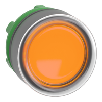 ZB5AW553 - Cap Selector Luminos Portocaliu Luminos Ø22 cu Revenire pentru Led Integral, Schneider Electric