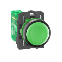 ZB5RTA3 - Emitator Xb5, Ø22 Mm, Cap Plastic, Capac Verde, Schneider Electric