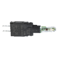 ZB6EM4B - Corp Lampa Pilot, Led Integral Rosu, 230, 240 V, Conectori Faston, Schneider Electric