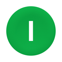 ZBA331 - Capac Verde Marcat I pentru Buton Circular Ø 22, Schneider Electric