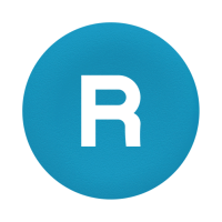 ZBA639 - Capac albastru marcat cu R pt buton circular Ø22, Schneider Electric