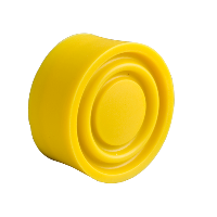 ZBP015 - Harmony XB5, Harmony XB4, yellow boot for circular flush pushbutton Ø22 mm, Schneider Electric
