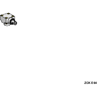 ZCKE646 - Cap Limitator Zcke - Piston Cu Rola De Otel Lateral Orizontal - -40 °C, Schneider Electric