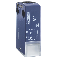 ZCMD81L1 - Limit switch body, Limit switches XC Standard, ZCMD, 2NC+2 NO, gold, snap action, connection, 1 m, Schneider Electric